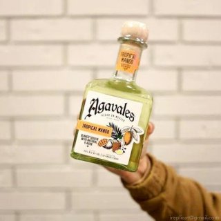 AGAVALES Blanco Tequila Tropical Mango (750Ml)