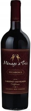 Menage A Trois Decadence Cabernet Sauvignon 2019 (750Ml)