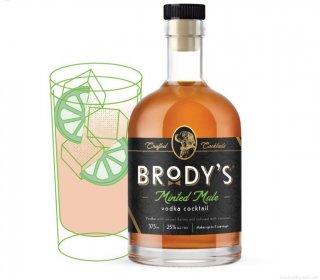 Brody's Minted Mule- Rtd Vodka Cocktail (375Ml)