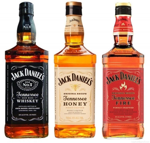 Jack Daniel's Whiskey Collection (3 Bottles)