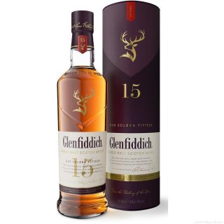 Glenfiddich 15 -Year Single Malt Scotch Whiskey (750Ml)