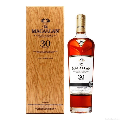 The Macallan 30 Year Old Sherry Oak Scotch Whiskey (750Ml)