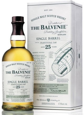 The Balvenie 25 Year Old Single Barrel Scotch Whisky (750Ml)