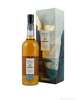 Oban 21 Year Single Malt Whisky (750Ml)