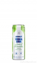 Absolut Vodka Soda Lime & Cucumber (4 Pack)