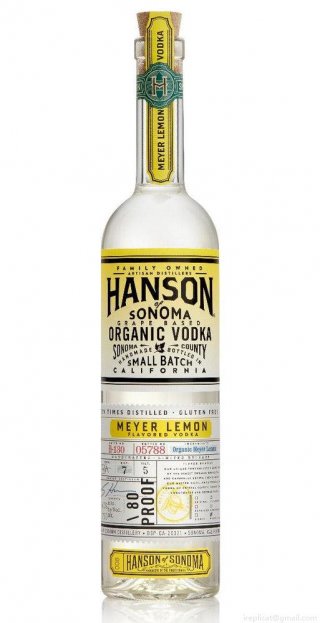 Hanson Of Sonoma Meyer Lemon Organic Vodka (750Ml)