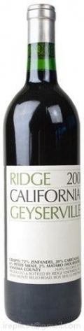 Ridge Geyserville Zinfandel(750Ml)