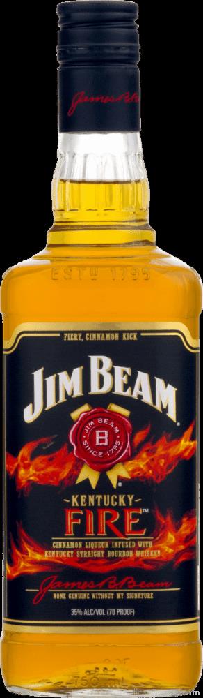 Jim Beam Kentucky Fire Bourbon Whiskey (750Ml)