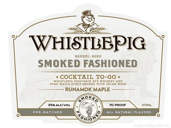 Whistlepig Smoked Fashioned Cocktail To Go (375Ml)