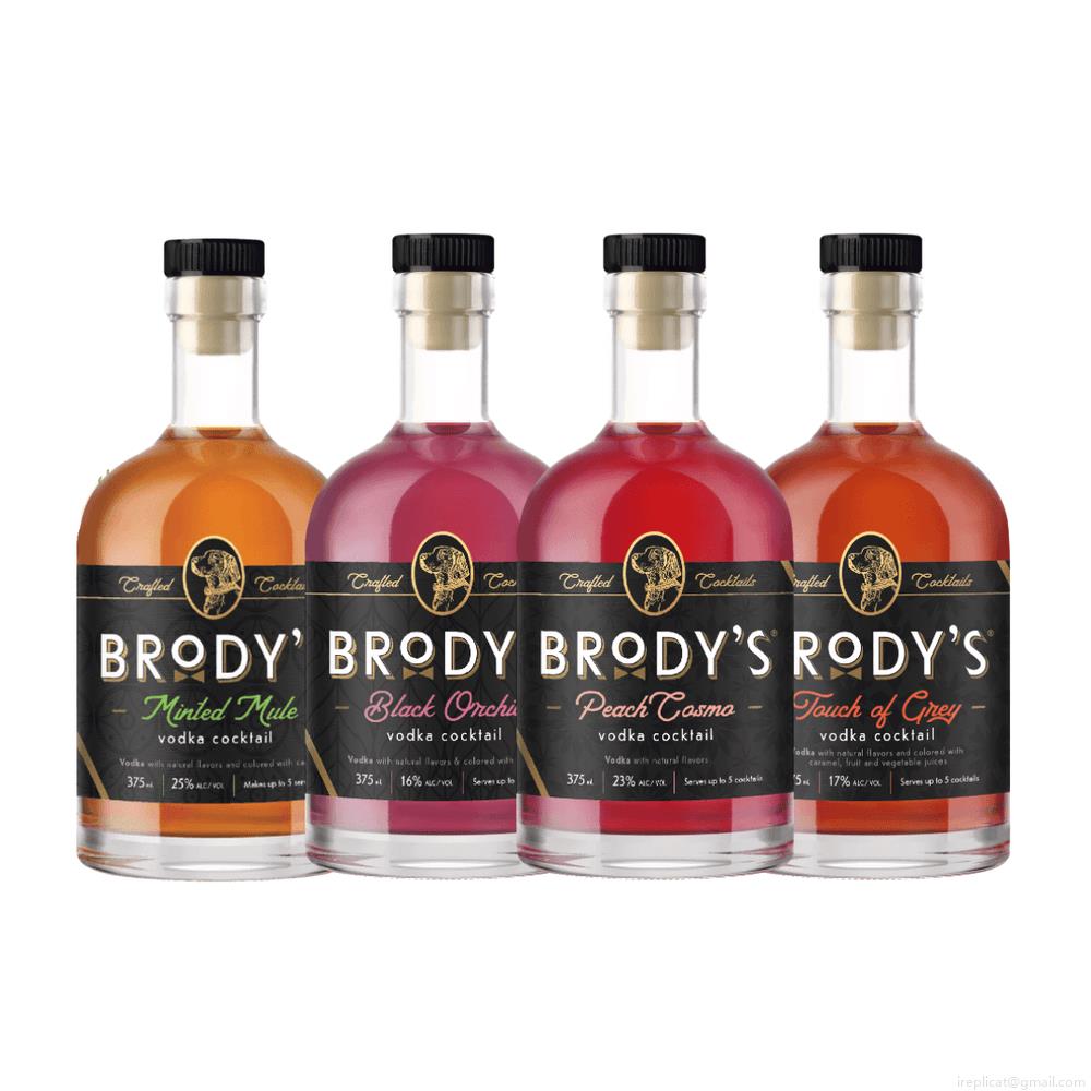 Brody’s Rtd Vodka Cocktail Collection ( 4 X 375 Ml )