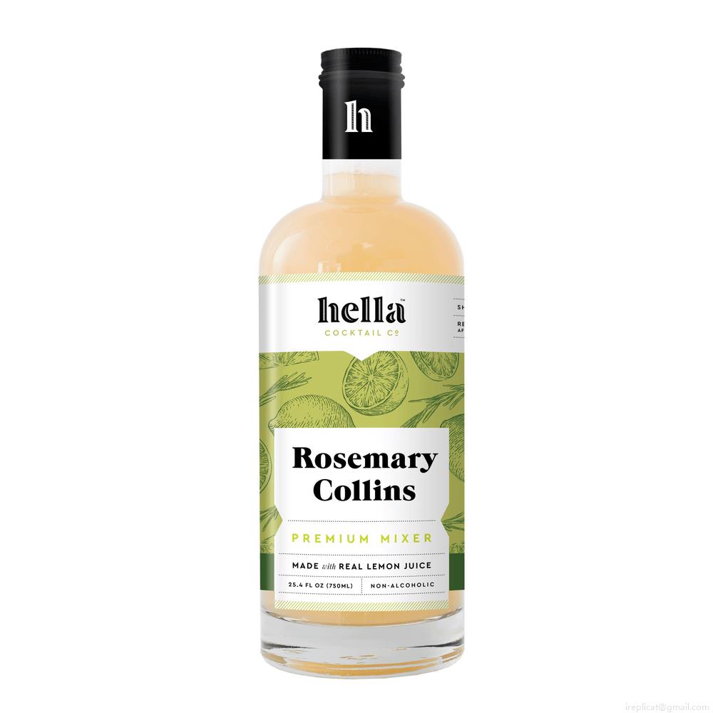 Hella Rosemary Collins Cocktail Mixer (Non -Alc) (750Ml)