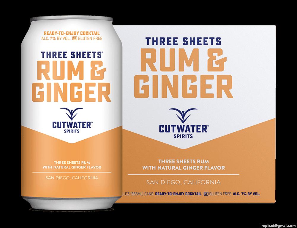 Cutwater Rum And Ginger Canned Cocktails (4 Pk)