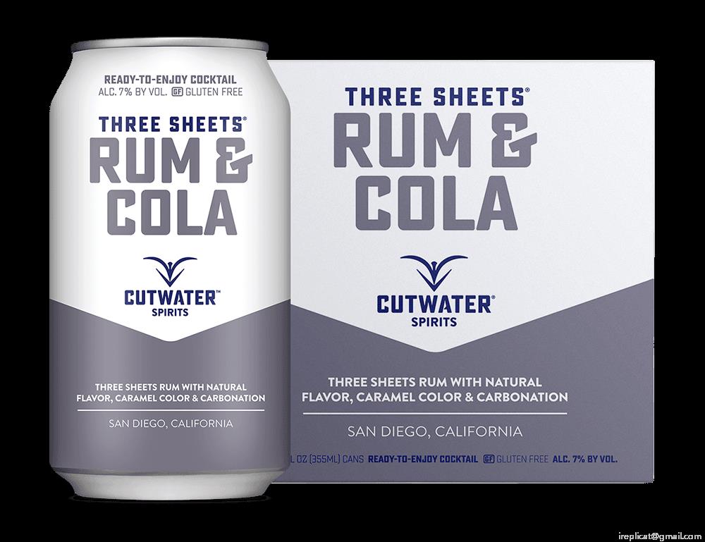 Cutwater Rum And Cola Canned Cocktails (4 Pk)