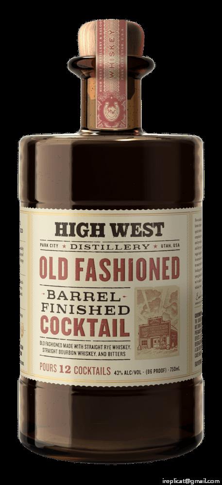 High West Old Fashioned Barrel Finished Cocktail (750Ml)