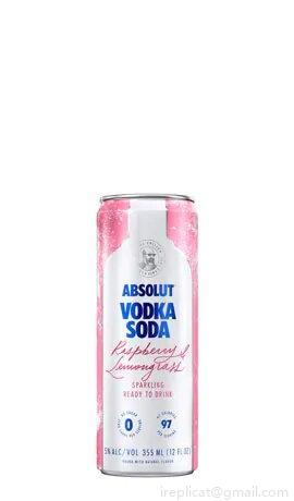 Absolut Vodka Soda Raspberry & Lemongrass (4 Pack)