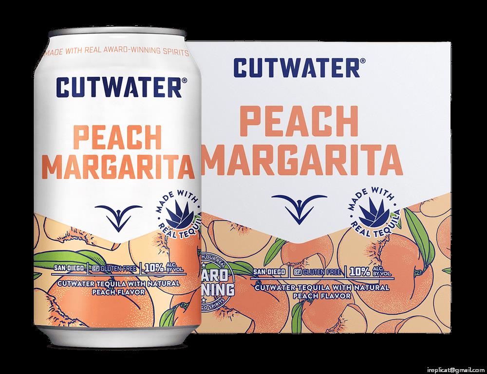 Cutwater Peach Margarita Canned Cocktails (4 Pack)