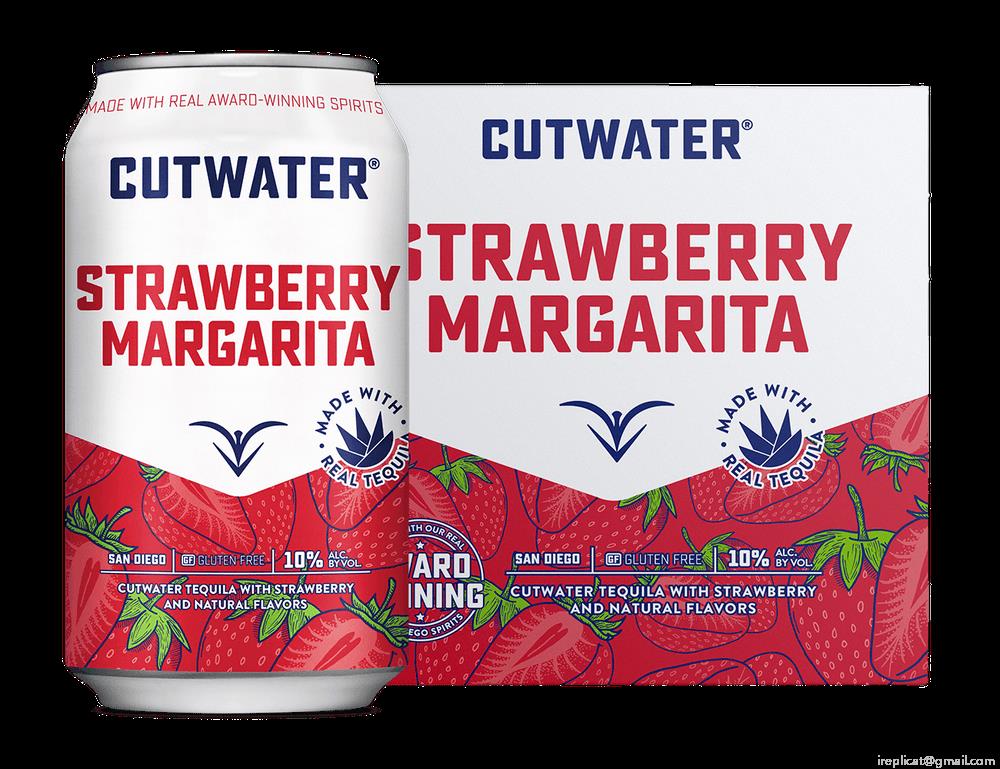 Cutwater Strawberry Margarita Canned Cocktails (4 Pack)