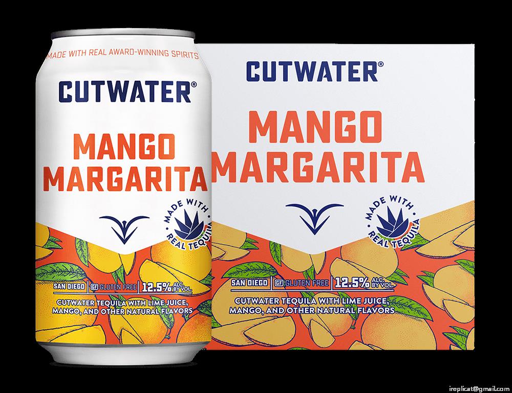 Cutwater Mango Margarita Canned Cocktails (4 Pack)