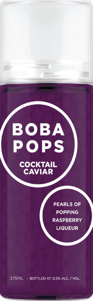 Cocktail Caviar Boba Pops Raspberry (750Ml)