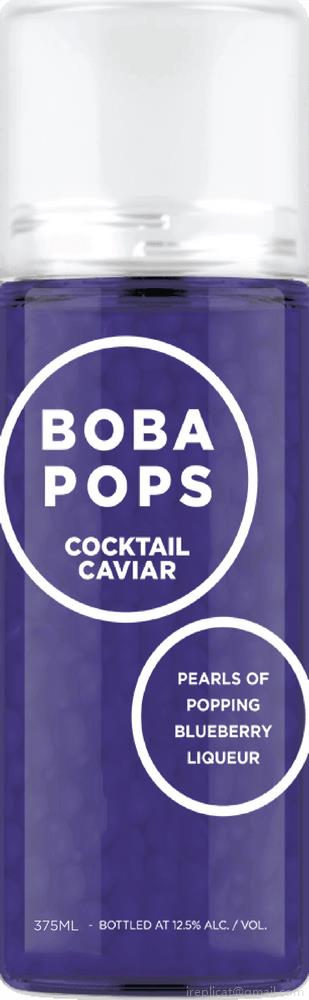 Cocktail Caviar Boba Pops Blueberry (375 Ml)