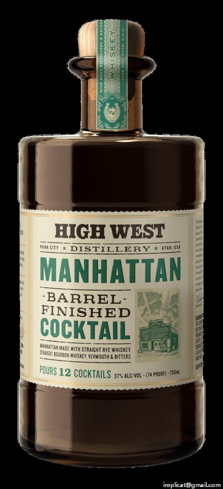 High West Manhattan Barrel Finished Cocktail (750Ml)