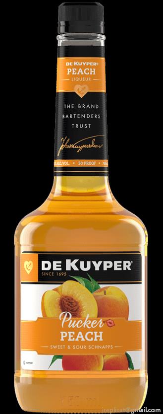 Dekuyper Peach Pucker Schnapps Liqueur (750Ml)