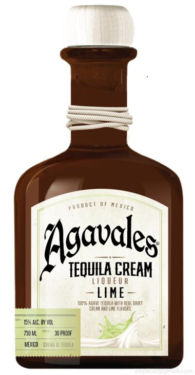 AGAVALES Tequila And Cream Liqueur Lime (750Ml)