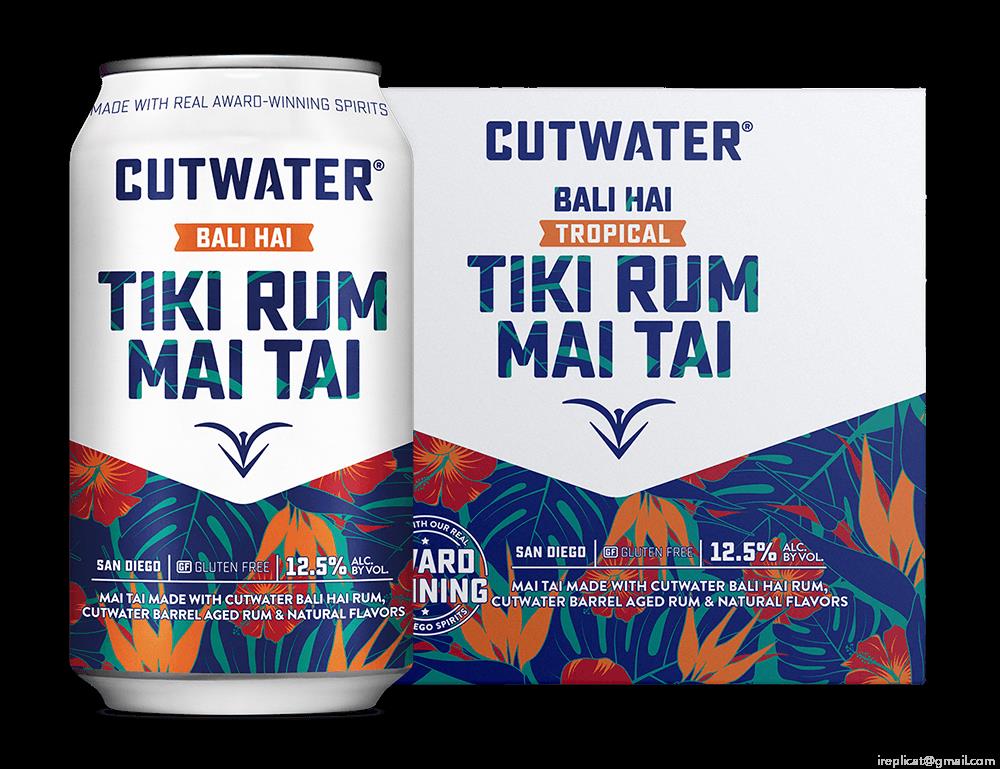 Cutwater Tiki Rum Mai Tai Canned Cocktails (4 Pk)