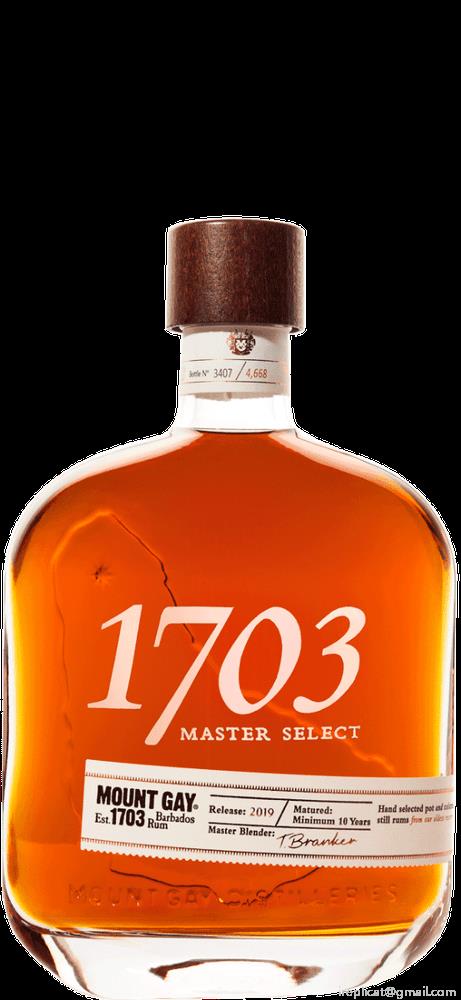 Mount Gay 1703 Master Select Barbados Rum (750Ml)