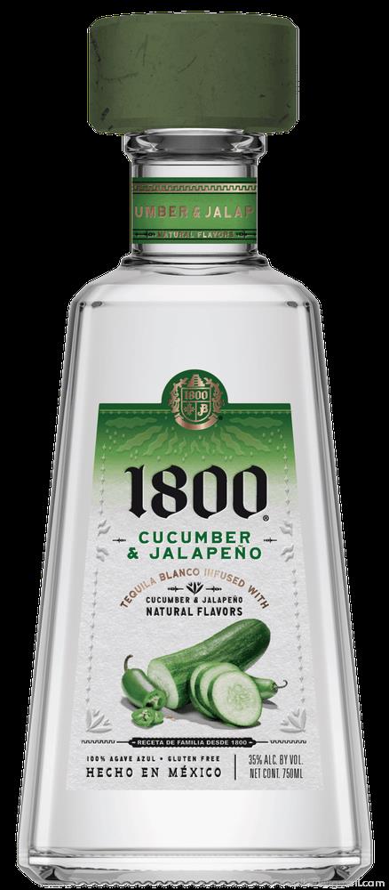 1800 Cucumber & Jalapeno Tequila (750Ml)