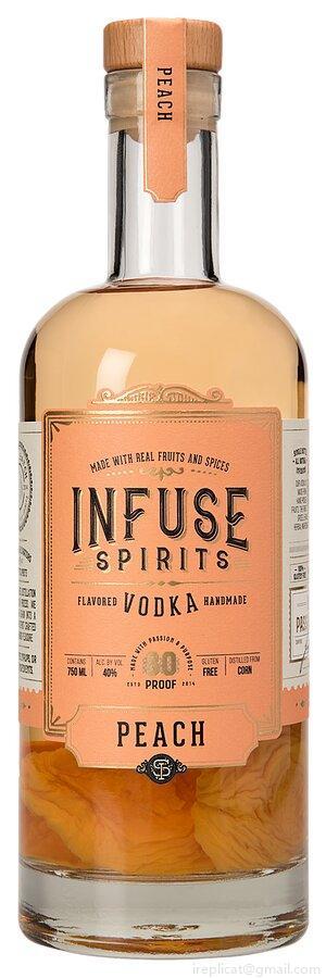 Infuse Spirits Peach Vodka (750Ml)