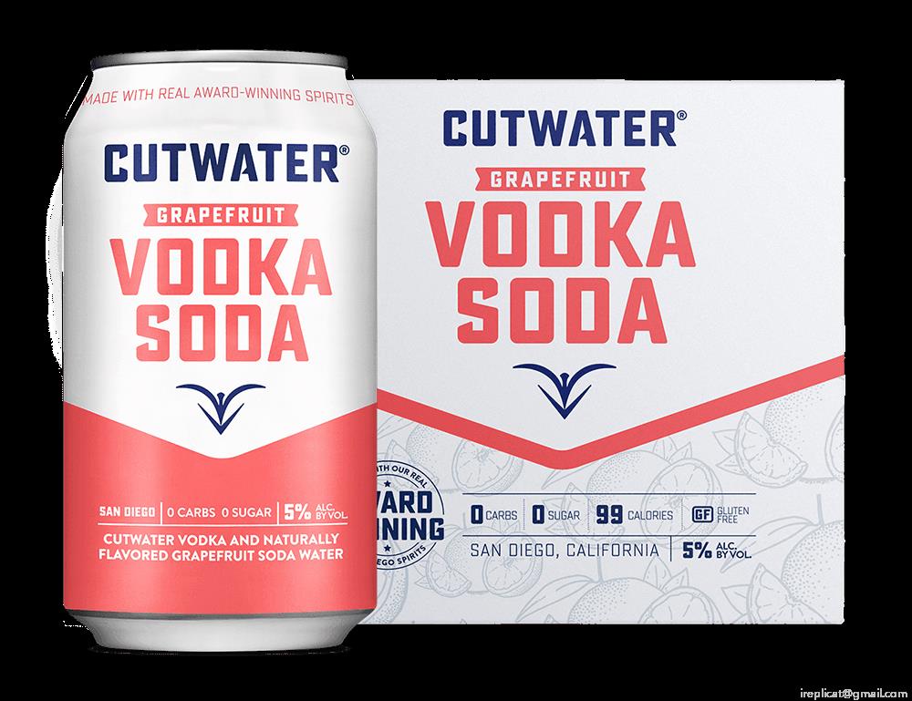 Cutwater Grapefruit Vodka Soda Canned Cocktails (4 Pk)