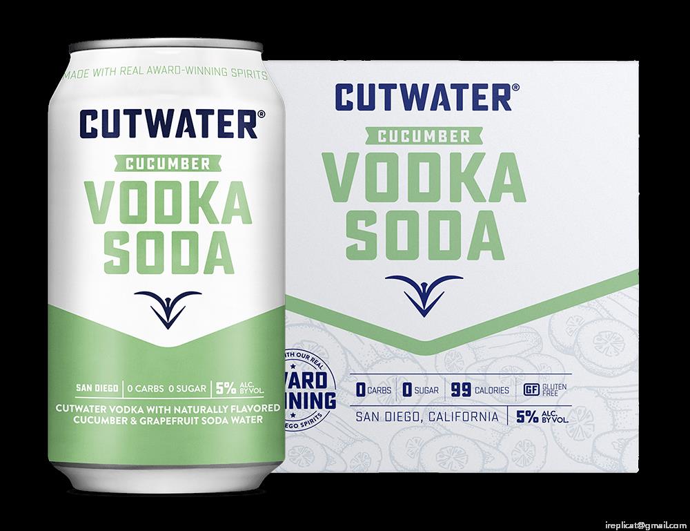 Cutwater Cucumber Vodka Soda Canned Cocktails (4 Pk)