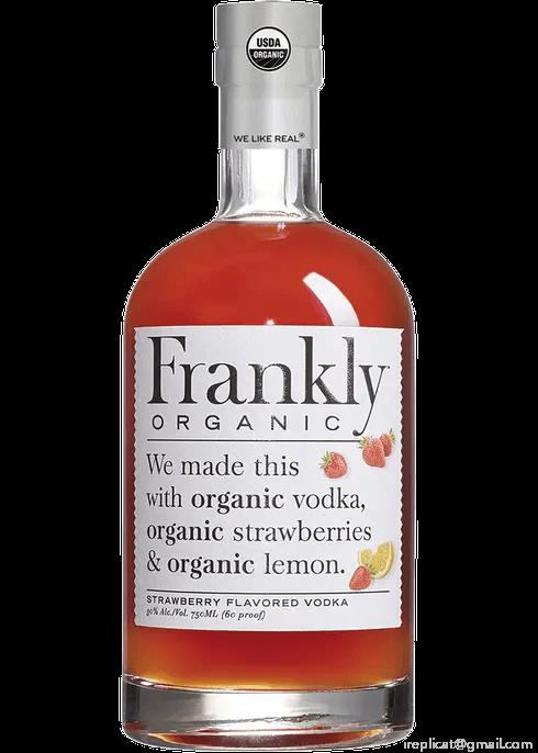 Frankly Strawberry Organic Vodka (750Ml)