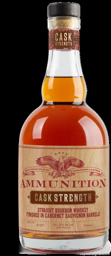 Ammunition Cask Strength Kentucky Straight Bourbon Whiskey Finished In Cabernet Sauvignon Barrels (750Ml)