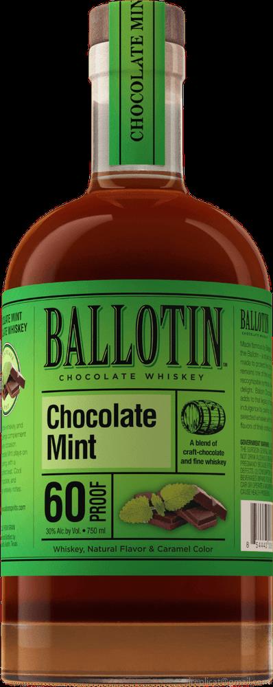 Ballotin Chocolate Mint Whiskey (750Ml)