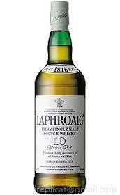 Laphroaig 10 Year Scotch Whiskey (750Ml)